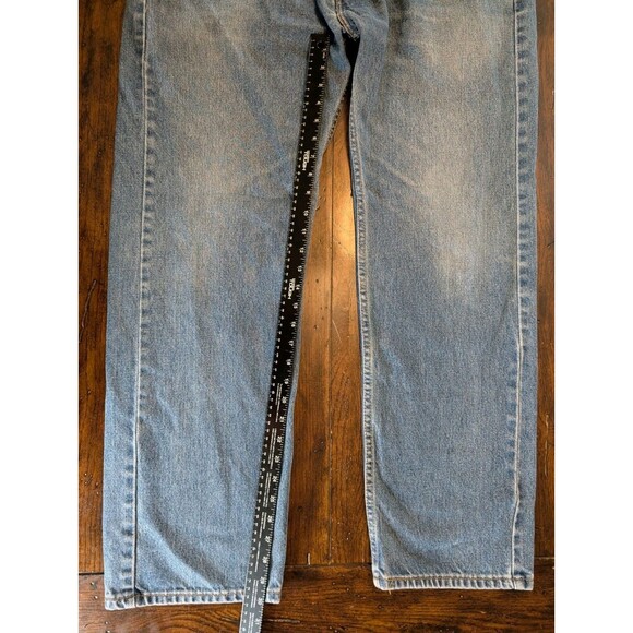 Vintage Levi's 505 Regular Fit Straight Leg Jeans Men's 40x32 Blue Denim - Picture 6 of 13